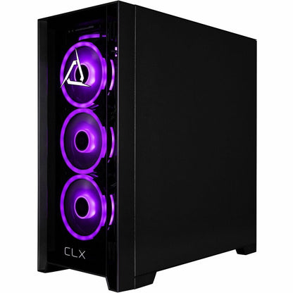 Left Image for CLX SET Gaming Desktop Computer - Intel Core i7 14th Gen i7-14700KF - 32 GB - 2 TB SSD - Mid-tower - Black