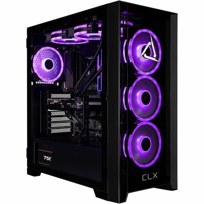 Main Image for CLX SET Gaming Desktop Computer - Intel Core i7 14th Gen i7-14700KF - 32 GB - 2 TB SSD - Mid-tower - Black