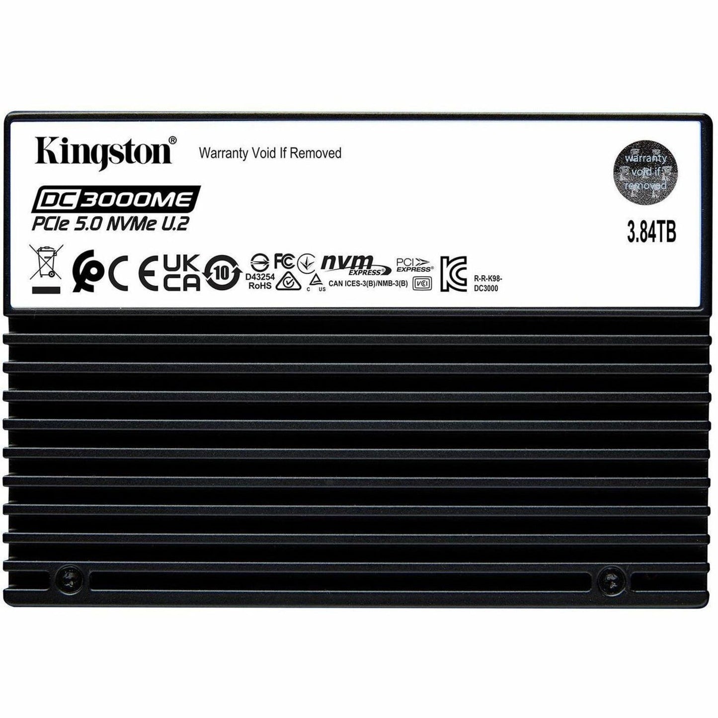 Main Image for Kingston DC3000ME 3.84 TB Solid State Drive - 2.5" Internal - U.2 (PCI Express NVMe 5.0 x4)