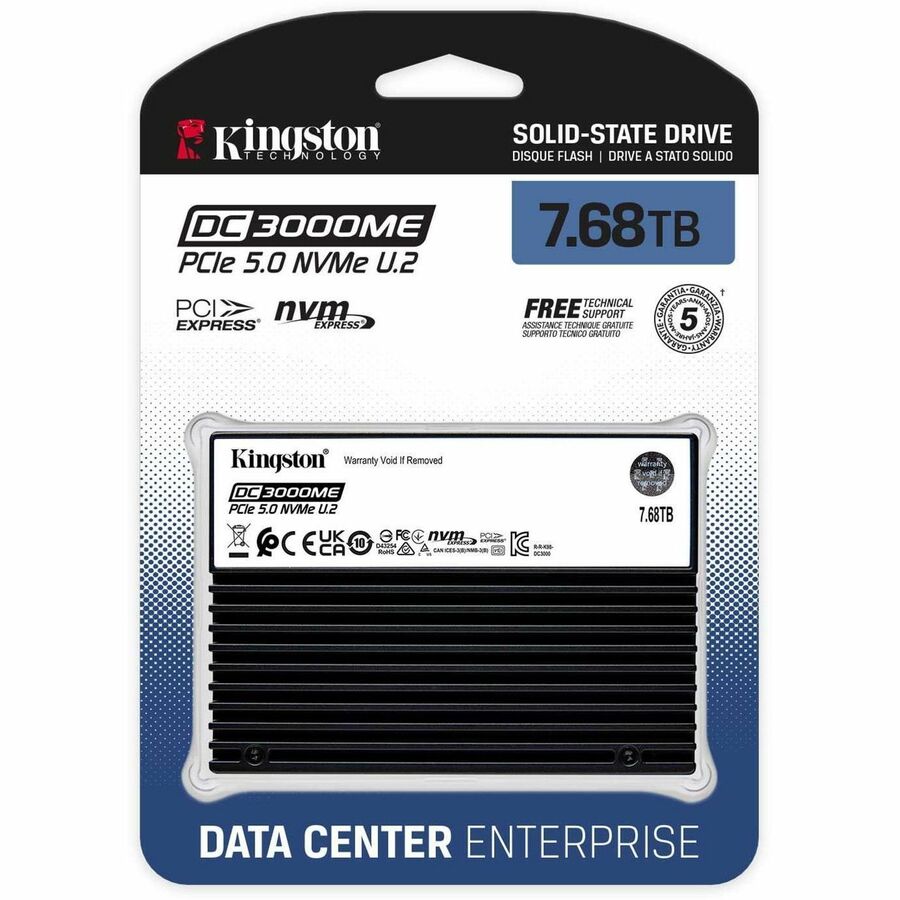 Alternate-Image5 Image for Kingston DC3000ME 7.68 TB Solid State Drive - 2.5" Internal - U.2 (PCI Express NVMe 5.0 x4)