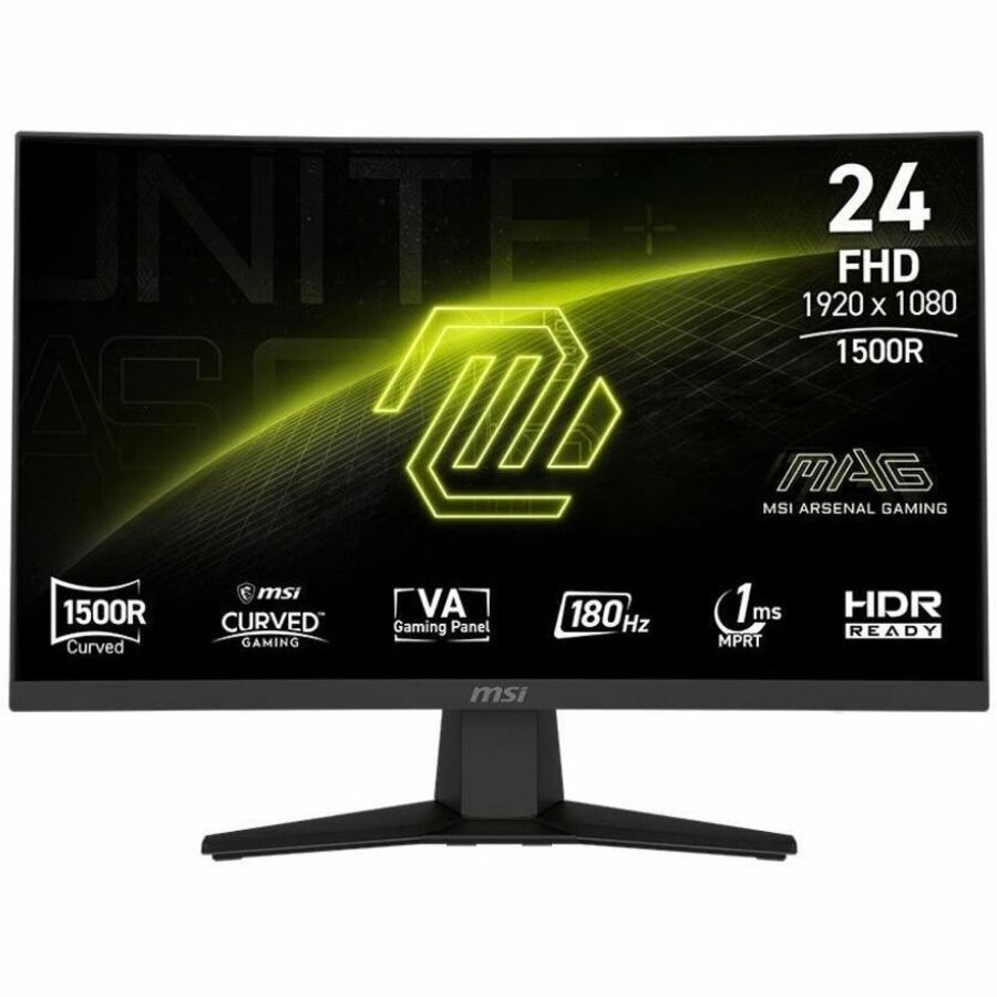 Main Image for MSI MAG 244C 24 inch VA FHD Display 180Hz FreeSync Curved Gaming Monitor