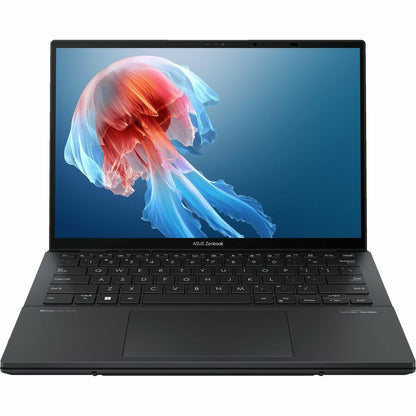 Front Image for Asus ZenBook Duo UX8406 UX8406CA-PS99T 14" Touchscreen Detachable 2 in 1 Notebook - 3K - 120 Hz - Intel Core Ultra 9 285H - Intel Evo Platform - 32 GB - 1 TB SSD - Inkwell Gray