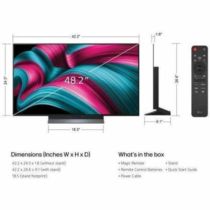 Alternate-Image7 Image for LG evo C5 OLED48C5PUA 48.2" Smart OLED TV - 4K UHDTV