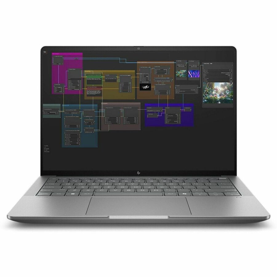 Front Image for HP ZBook Ultra G1a 14" Touchscreen Mobile Workstation - 2.8K - AMD Ryzen AI MAX PRO 390 - 64 GB - English Keyboard - Meteor Silver - Smart Buy