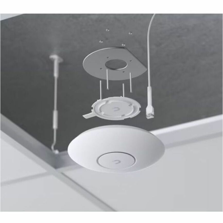 Alternate-Image3 Image for Ubiquiti U7 Lite Dual Band Wi-Fi 7 IEEE 802.11n/ac/ax/be/v/r/k 4.30 Gbit/s Wireless Access Point