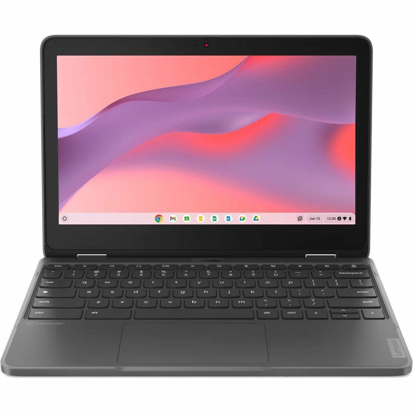 Main Image for Lenovo 300e Yoga Chromebook Gen 4 82W2002HUS 11.6" Touchscreen Convertible 2 in 1 Chromebook - HD - 60 Hz - Octa-core (ARM Cortex A76 + Cortex A55) - 4 GB - 32 GB Flash Memory - English Keyboard - Graphite Gray