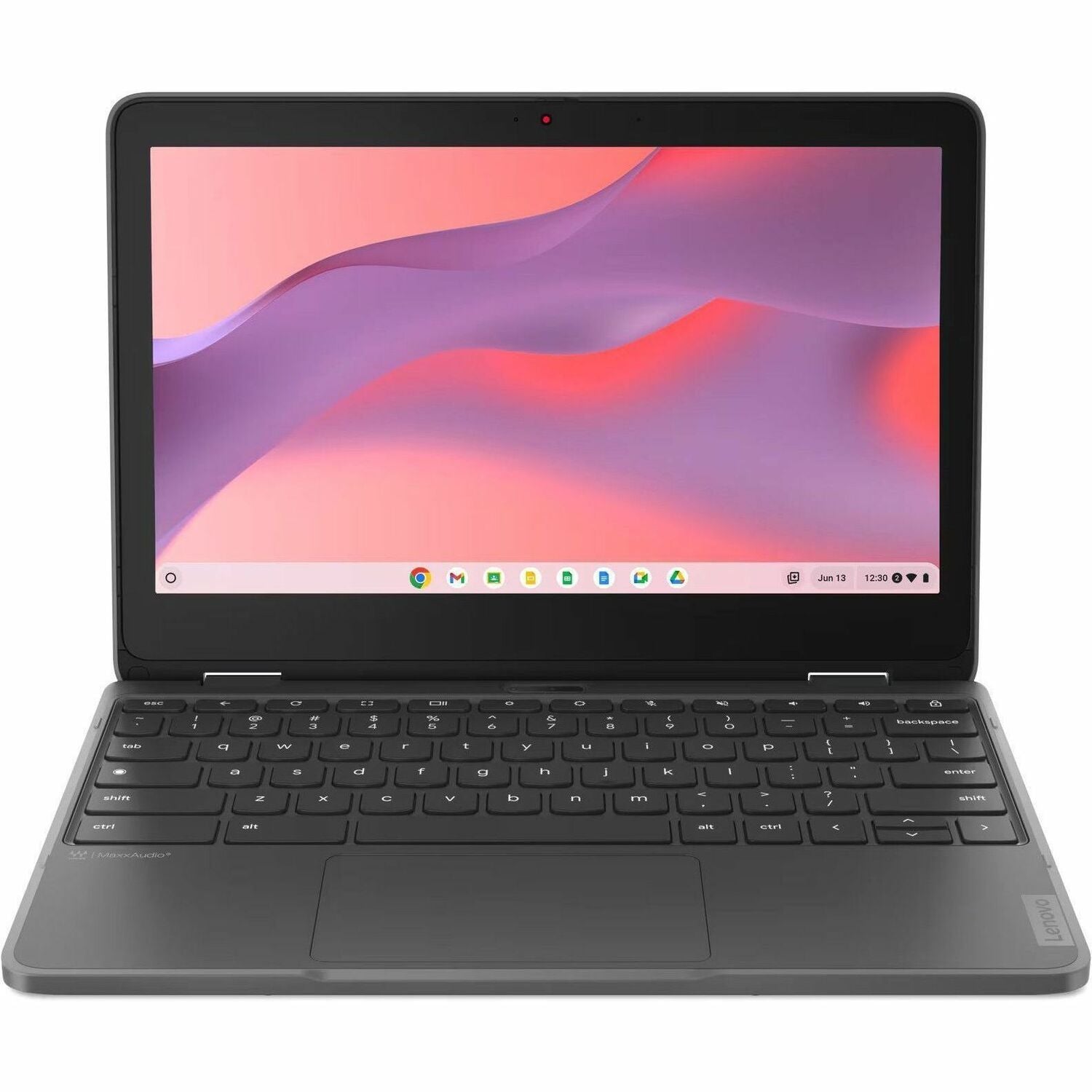Main Image for Lenovo 300e Yoga Chromebook Gen 4 82W2002HUS 11.6" Touchscreen Convertible 2 in 1 Chromebook - HD - 60 Hz - Octa-core (ARM Cortex A76 + Cortex A55) - 4 GB - 32 GB Flash Memory - English Keyboard - Graphite Gray