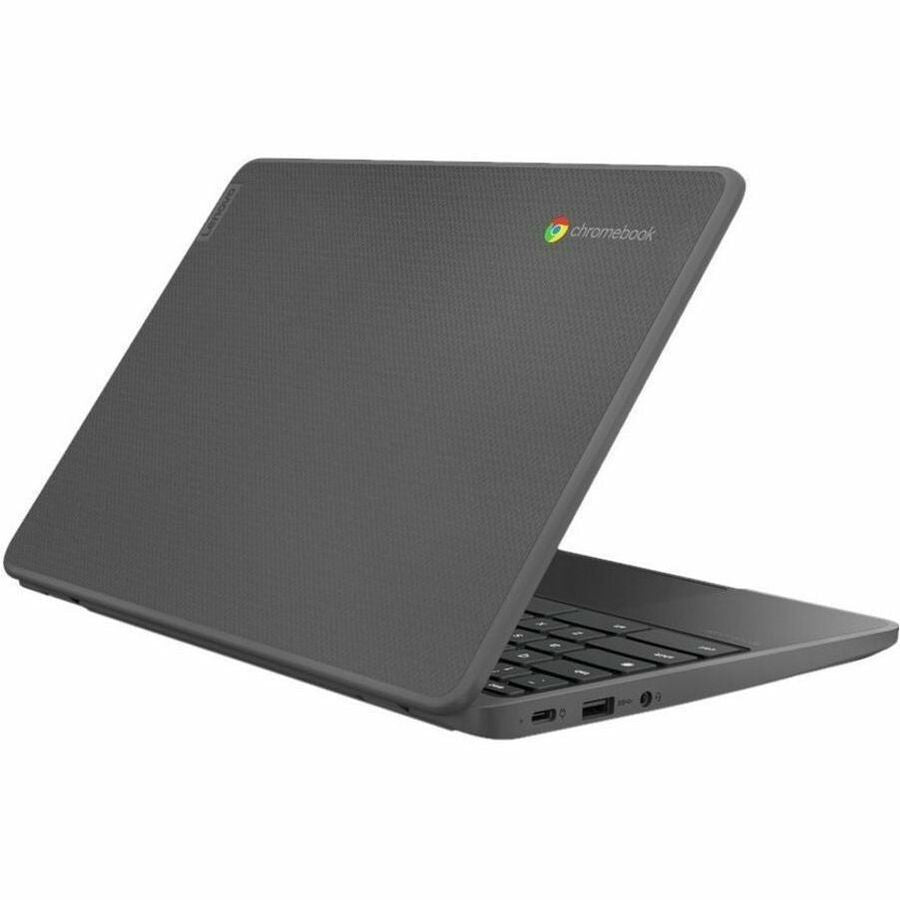 Rear Image for Lenovo 100e Chromebook Gen 4 100e 82W0001EUS 11.6" Chromebook - HD - 60 Hz - Octa-core (MediaTek Cortex A76 + Cortex A55) - 4 GB - 32 GB Flash Memory - English Keyboard - Graphite Gray