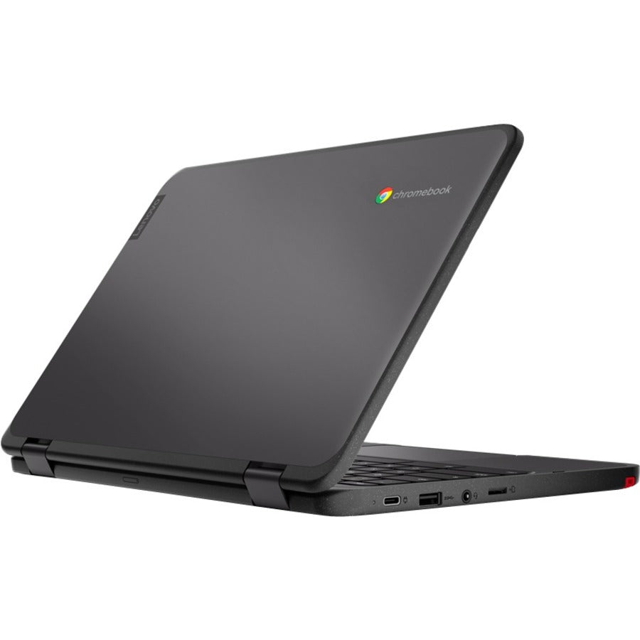 Rear Image for Lenovo 500e Chromebook Gen 3 82JB0015US 11.6" Touchscreen Convertible 2 in 1 Chromebook - HD - Intel Celeron N4500 - 4 GB - 32 GB Flash Memory - English Keyboard - Gray