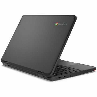 Rear Image for Lenovo 500e Chromebook Gen 4s 83N80001US 11.6" Touchscreen Convertible 2 in 1 Chromebook - HD - 60 Hz - Intel N-Series N250 - 8 GB - 64 GB Flash Memory - English Keyboard - Gray