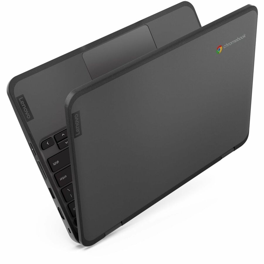 Alternate-Image4 Image for Lenovo 500e Chromebook Gen 4s 83N80001US 11.6" Touchscreen Convertible 2 in 1 Chromebook - HD - 60 Hz - Intel N-Series N250 - 8 GB - 64 GB Flash Memory - English Keyboard - Gray