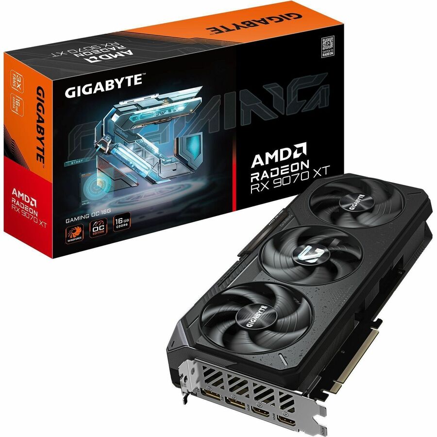 Alternate-Image1 Image for GIGABYTE AMD Radeon RX 9070 XT Graphic Card - 16 GB GDDR6