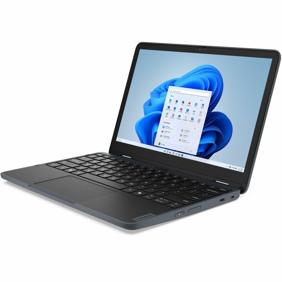Alternate-Image1 Image for Lenovo 300w Gen 5 83LF0005US 11.6" Touchscreen Convertible 2 in 1 Notebook - HD - 60 Hz - Intel N-Series N150 - 8 GB - 128 GB SSD - English Keyboard - Slate Gray