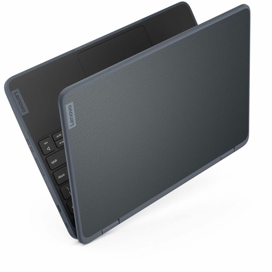 Top Image for Lenovo 300w Gen 5 83LF0005US 11.6" Touchscreen Convertible 2 in 1 Notebook - HD - 60 Hz - Intel N-Series N150 - 8 GB - 128 GB SSD - English Keyboard - Slate Gray