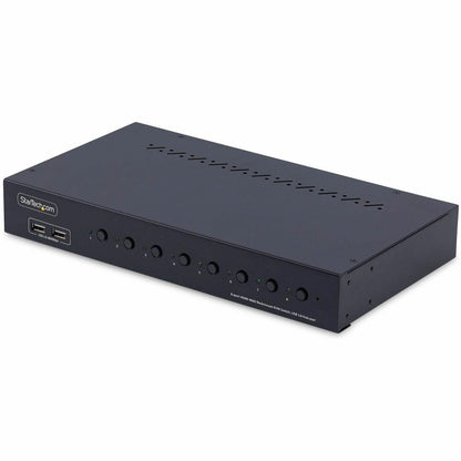Main Image for StarTech 8-Port HDMI KVM Switch with 1U Rack Mount Kit, 4K 60Hz HDMI 2.0, Push-Button & Hotkey Switching, TAA Compliant