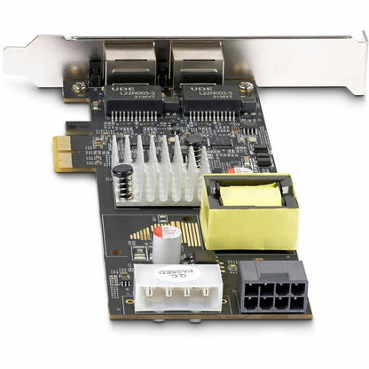 Alternate-Image3 Image for StarTech.com 2-Port 2.5Gbps PCI Express PoE Network Card, Dual Intel I225-V, PCIe 802.3af/at PoE+ Multi-Gigabit Ethernet NIC