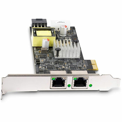 Alternate-Image2 Image for StarTech.com 2-Port 2.5Gbps PCI Express PoE Network Card, Dual Intel I225-V, PCIe 802.3af/at PoE+ Multi-Gigabit Ethernet NIC