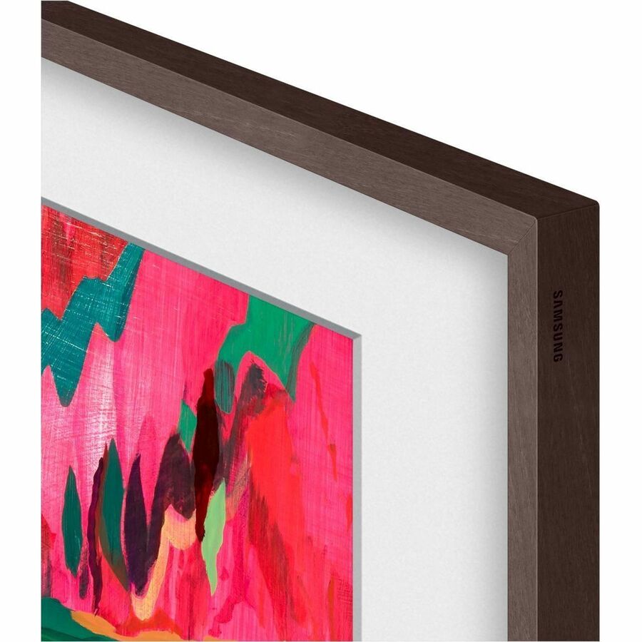 Alternate-Image2 Image for Samsung 85" The Frame Customizable Bezel - Modern Brown