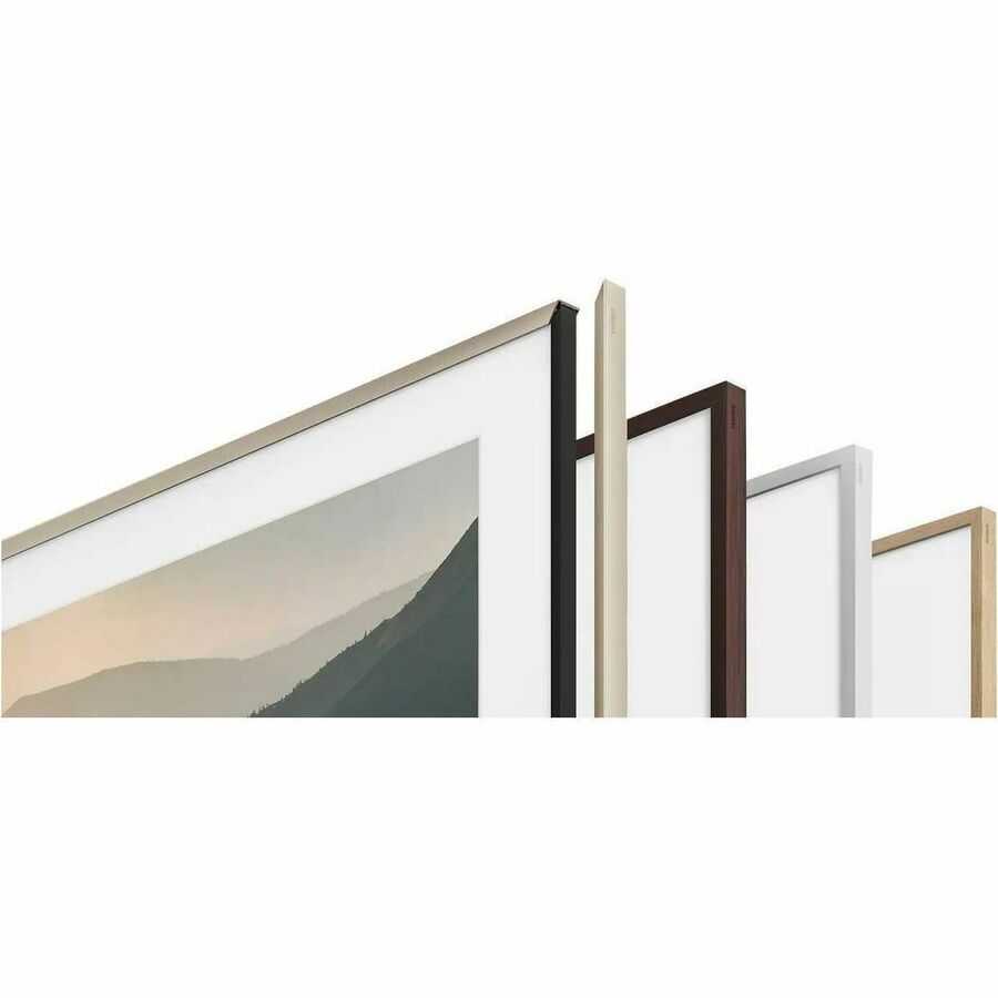 Alternate-Image7 Image for Samsung 85" The Frame Customizable Bezel - Modern Brown