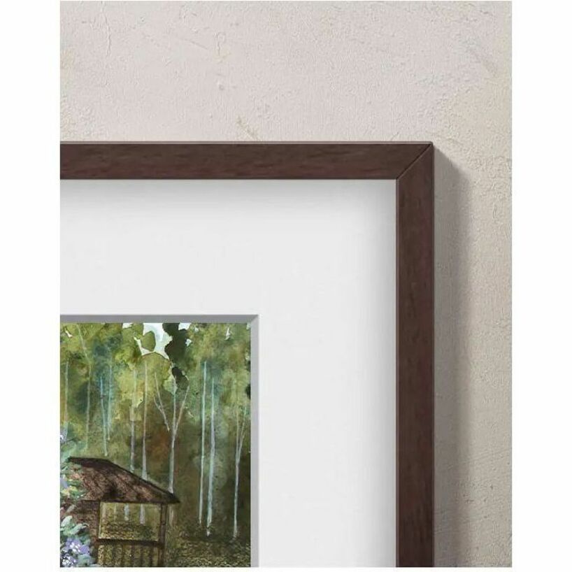 Alternate-Image5 Image for Samsung 85" The Frame Customizable Bezel - Modern Brown