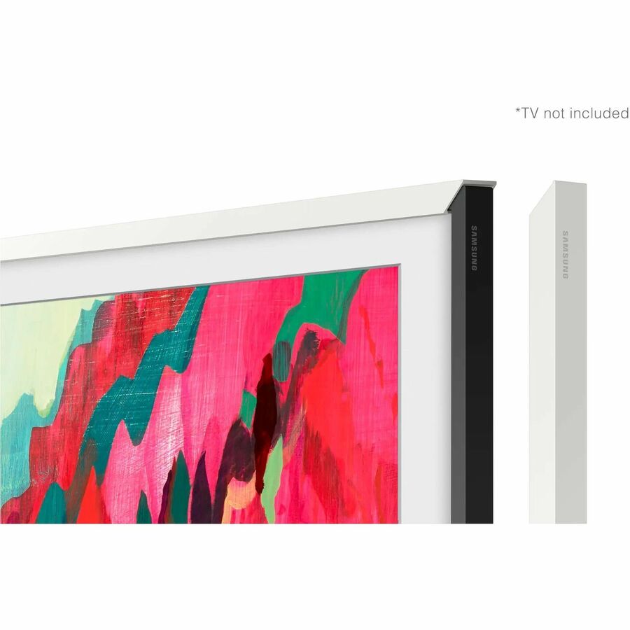 Alternate-Image2 Image for Samsung 65" The Frame Customizable Bezel - Modern White (2025)