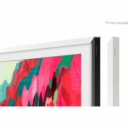 Alternate-Image2 Image for Samsung 65" The Frame Customizable Bezel - Modern White (2025)