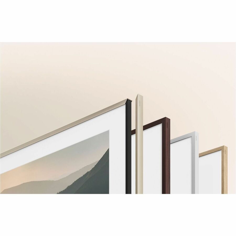 Alternate-Image5 Image for Samsung 75" The Frame Customizable Bezel - Modern Brown