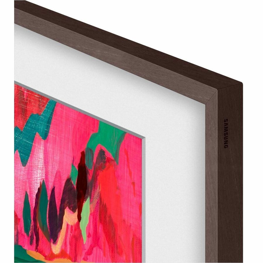 Alternate-Image1 Image for Samsung 75" The Frame Customizable Bezel - Modern Brown