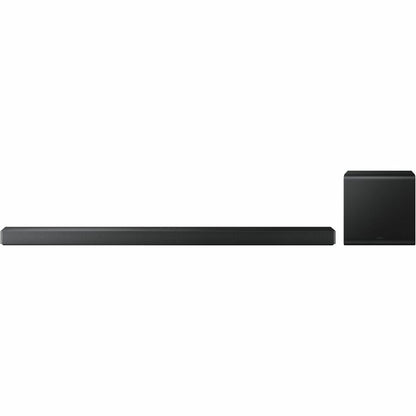 Front Image for Samsung HW-QS700F 3.1.2 Bluetooth Smart Sound Bar Speaker - 345 W RMS - Google Assistant, Alexa Supported - Titan Black