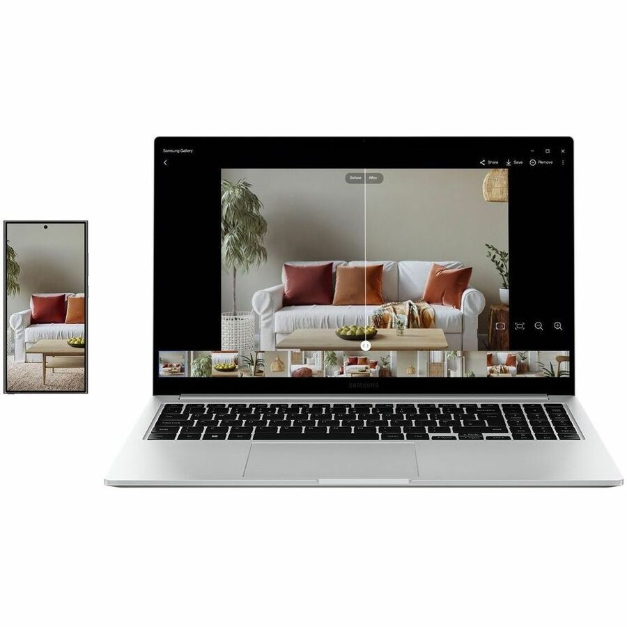 Alternate-Image8 Image for Samsung Galaxy Book4 NP754XGK-LS3US 15.6" Notebook - Full HD - Intel Core i5 120U - 16 GB - 256 GB SSD - Silver