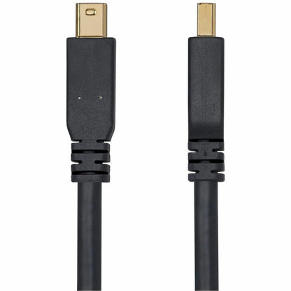Alternate-Image2 Image for StarTech.com 10ft (3m) Mini DisplayPort to DisplayPort 1.4 Cable, 8K 60Hz HBR3 HDR, UHD 4K 120Hz, mDP to DP Cord