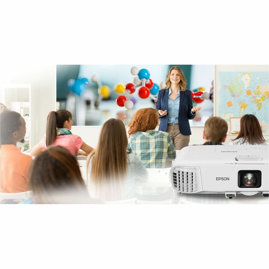 Life-Style Image for Epson PowerLite 994F 3LCD Projector - 16:10 - Ceiling Mountable - White