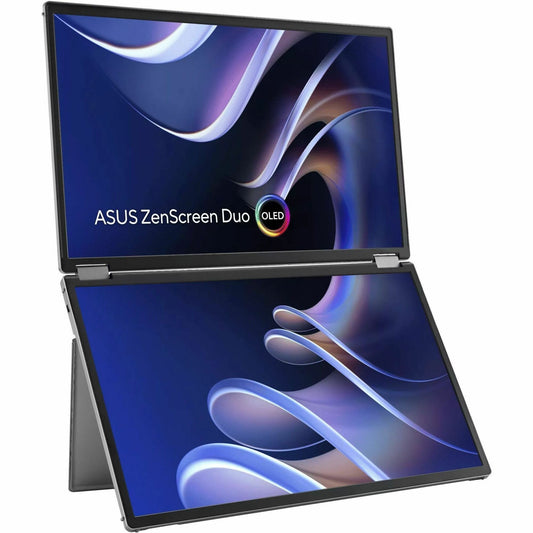 Main Image for Asus ZenScreen Duo MQ149CD 14" Class WUXGA OLED Monitor - 16:10 - Silver
