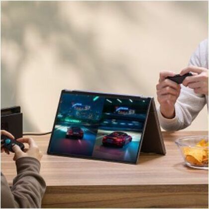 Alternate-Image4 Image for Asus ZenScreen Duo MQ149CD 14" Class WUXGA OLED Monitor - 16:10 - Silver