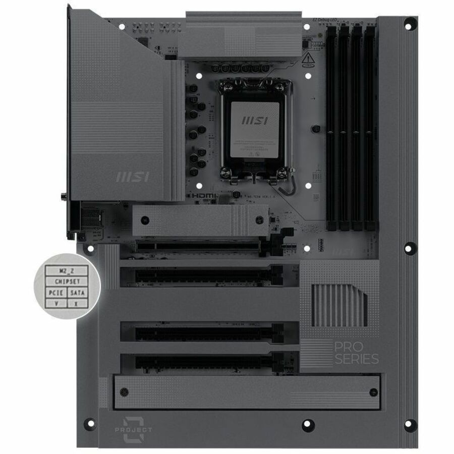 Alternate-Image6 Image for MSI PRO Z890-S WIFI PZ Gaming Desktop Motherboard - Intel Z890 Chipset - Socket LGA-1851 - ATX