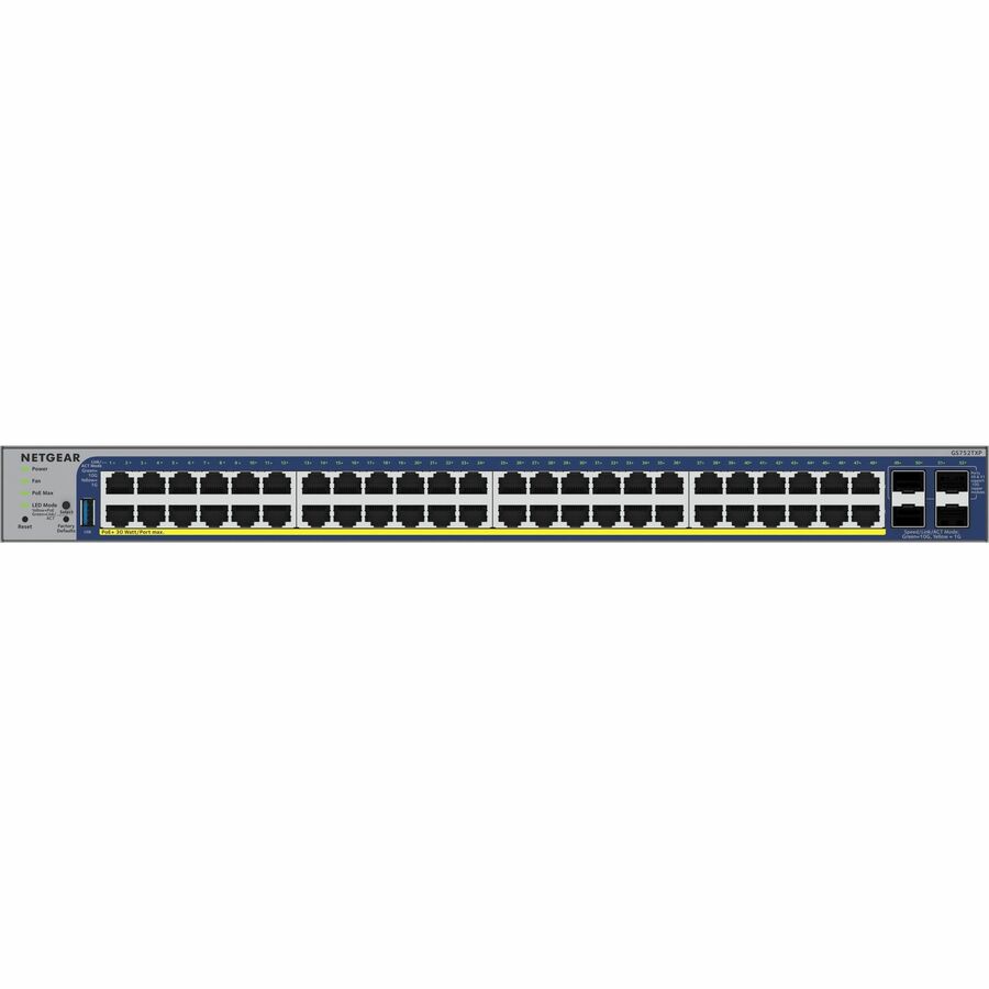 Alternate-Image3 Image for Netgear Business GS752TXUPv3 Ethernet Switch