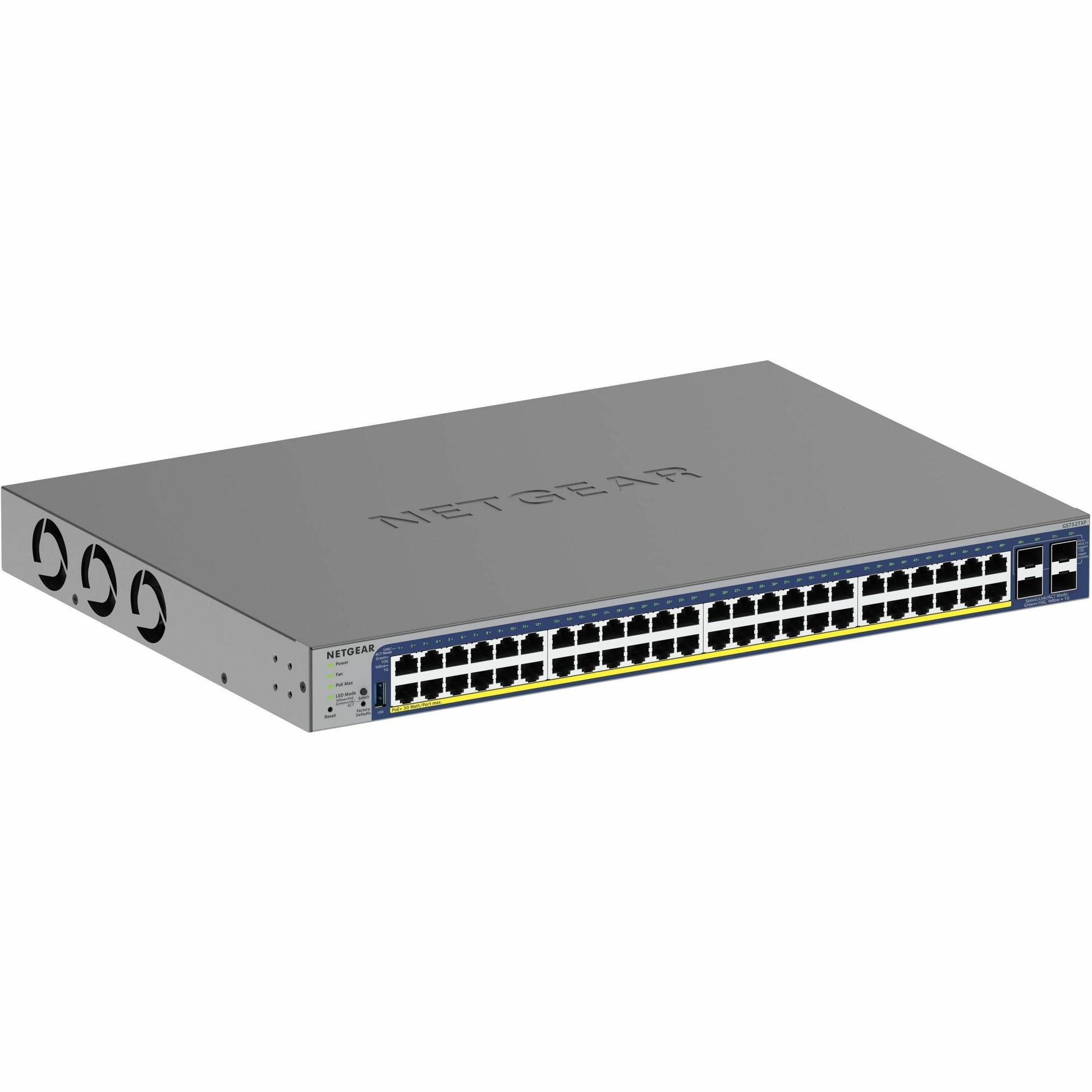 Main Image for Netgear Business GS752TXUPv3 Ethernet Switch