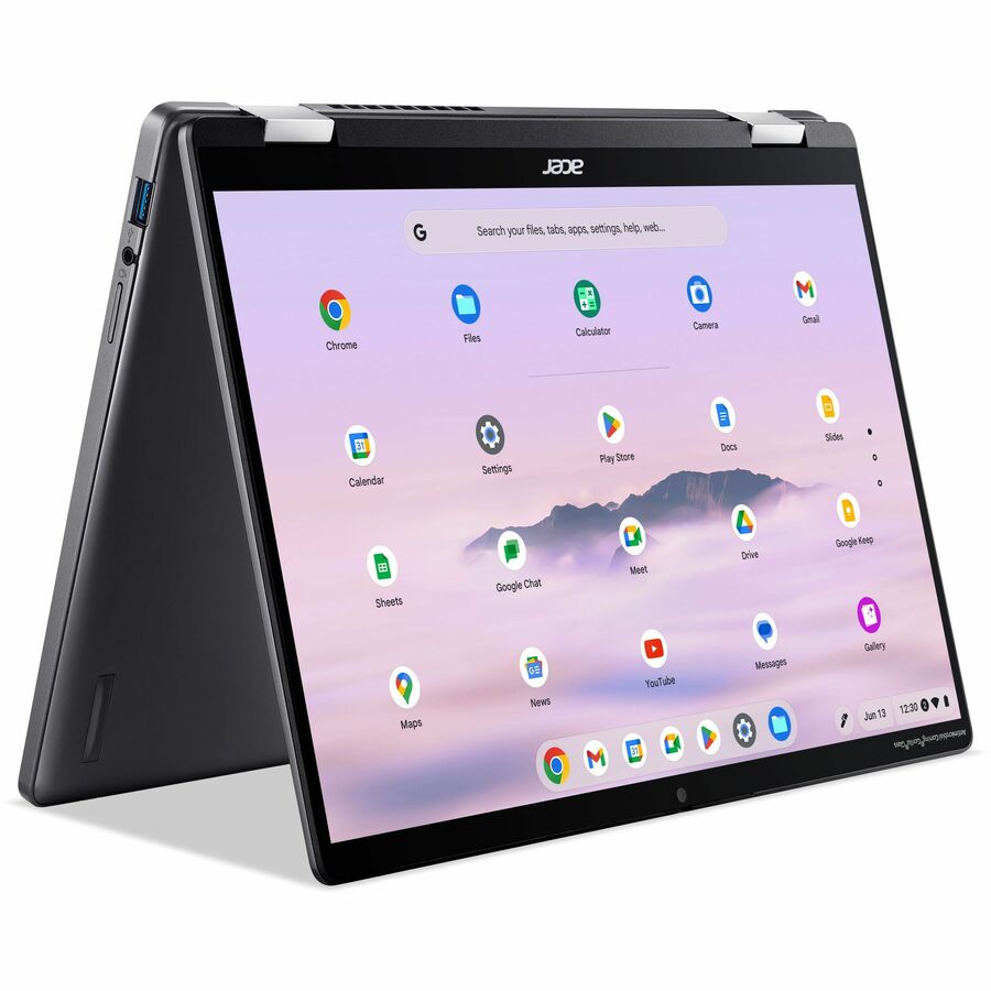 Alternate-Image2 Image for Acer Chromebook Plus Spin 714 CPE794-1N CPE794-1N-781F 14" Touchscreen Convertible 2 in 1 Chromebook - WUXGA - 60 Hz - Intel Core Ultra 7 155U - 16 GB - 256 GB SSD - English (US) Keyboard - Iron