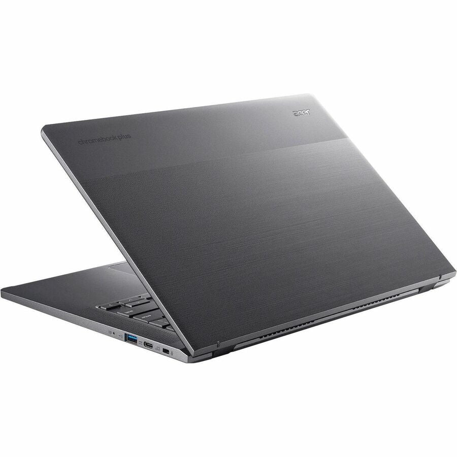 Rear Image for Acer Chromebook Plus 514 CBE594-1T CBE594-1T-32YT 14" Touchscreen Chromebook - Full HD - 60 Hz - Intel Core i3 i3-N305 - 8 GB - 256 GB SSD - English (US) Keyboard - Silver