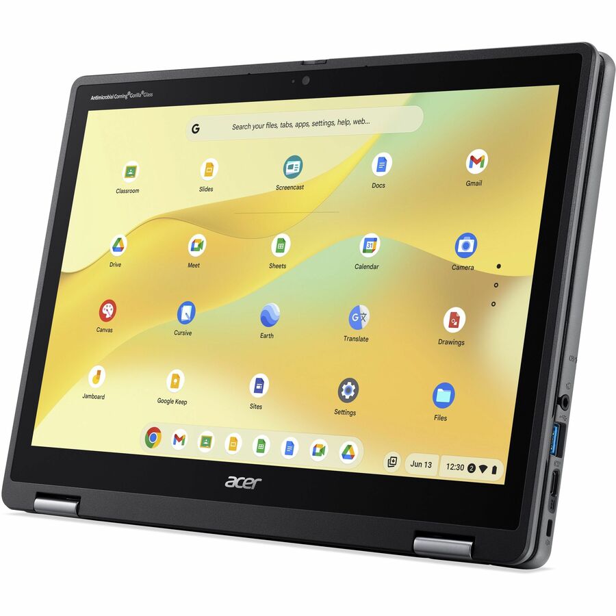 Alternate-Image4 Image for Acer Chromebook Spin 512 R857T R857T-C648 12.2" Touchscreen Convertible 2 in 1 Chromebook - WUXGA - 60 Hz - Intel N-Series N150 - 8 GB - 64 GB Flash Memory - English (US) Keyboard - Black