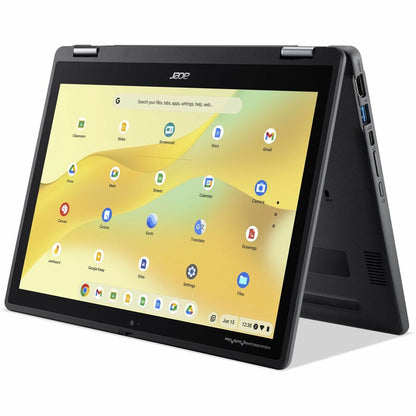 Alternate-Image2 Image for Acer Chromebook Spin 512 R857T R857T-C648 12.2" Touchscreen Convertible 2 in 1 Chromebook - WUXGA - 60 Hz - Intel N-Series N150 - 8 GB - 64 GB Flash Memory - English (US) Keyboard - Black