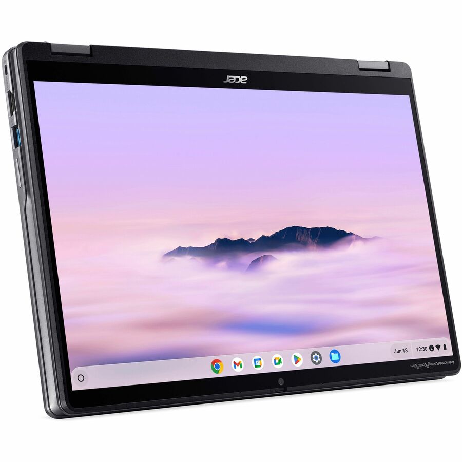 Alternate-Image6 Image for Acer Chromebook Plus Spin 514 CPE594-1N CPE594-1N-316H 14" Touchscreen Convertible 2 in 1 Chromebook - WUXGA - 60 Hz - Intel Core 3 100U - 16 GB - 256 GB SSD - English (US) Keyboard - Iron