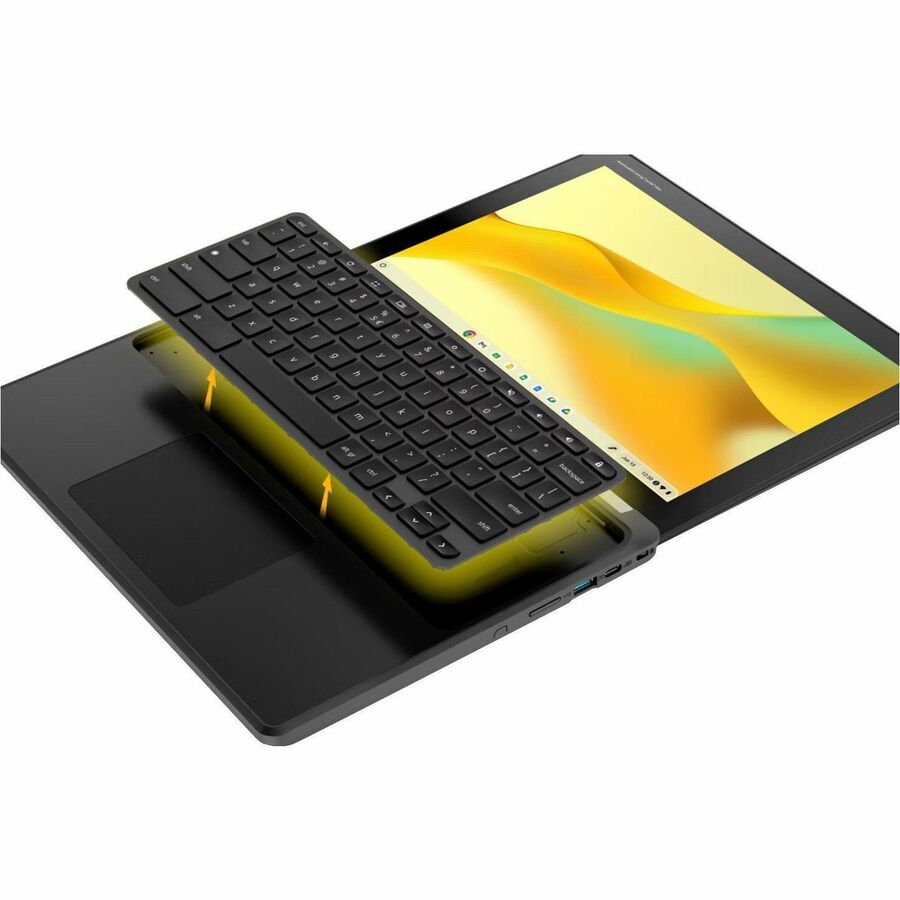 Alternate-Image2 Image for Acer Chromebook Spin 512 R857TN R857TN-P94Y 12.2" Touchscreen Convertible 2 in 1 Chromebook - WUXGA - 60 Hz - Intel N-Series N250 - 8 GB - 64 GB Flash Memory - English (US) Keyboard - Black