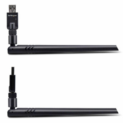 Alternate-Image3 Image for StarTech.com USB Bluetooth 5.3 Adapter, Class 1, USB Bluetooth Dongle for PC, Keyboard/Mouse/Audio Streaming, Windows/Linux