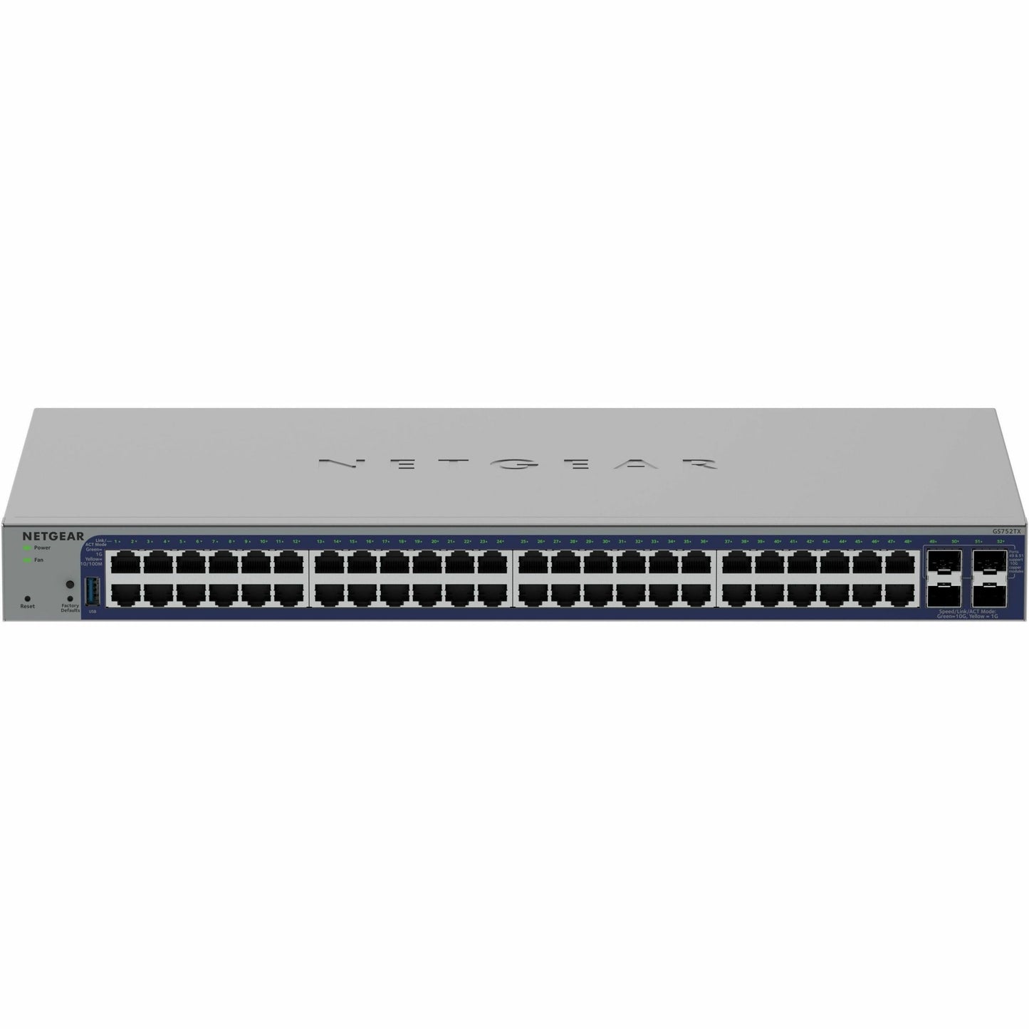 Main Image for Netgear Business GS752TXv3 Ethernet Switch