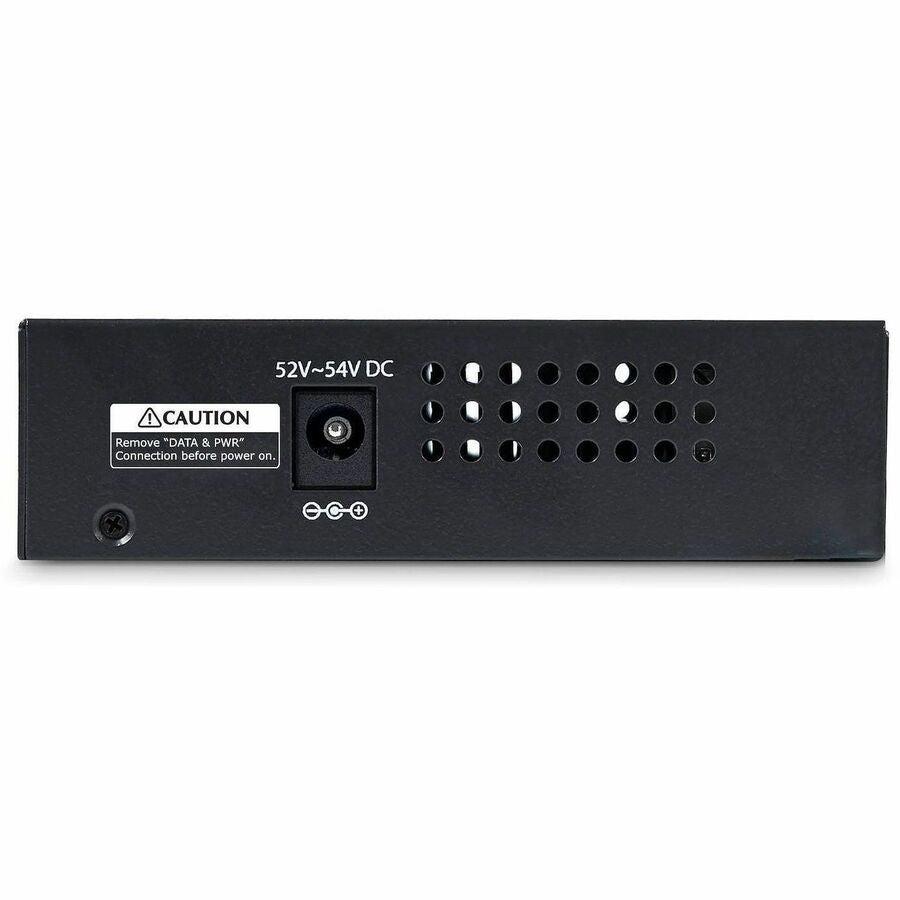 Alternate-Image3 Image for StarTech.com 4-Port Gigabit Midspan, PoE+ Injector, 802.3at & 802.3af, Wall-Mountable Power over Ethernet Midspan, TAA Compliant