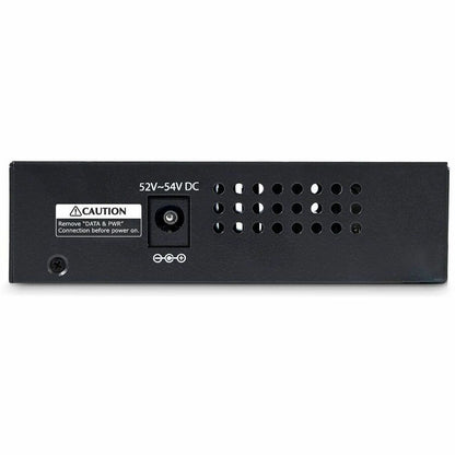 Alternate-Image3 Image for StarTech.com 4-Port Gigabit Midspan, PoE+ Injector, 802.3at & 802.3af, Wall-Mountable Power over Ethernet Midspan, TAA Compliant