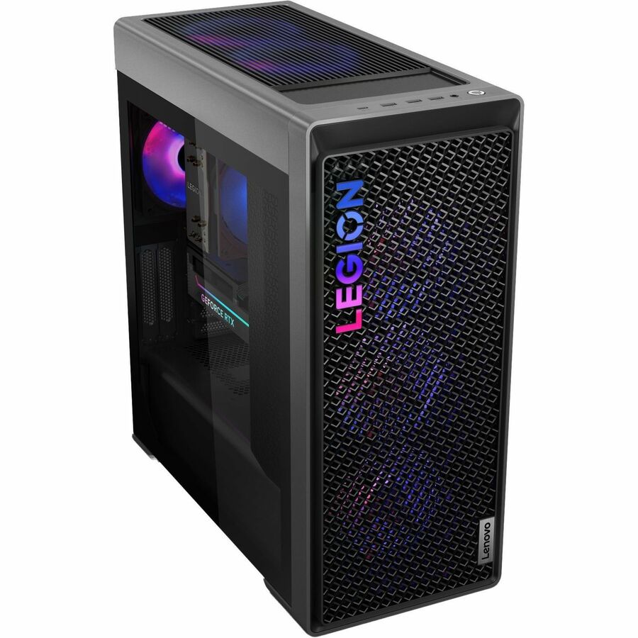Alternate-Image1 Image for Lenovo Legion T7 34IAS10 90Y6003JUS Gaming Desktop Computer - Intel Core Ultra 9 285K - 64 GB - 2 TB SSD - Tower - Storm Gray