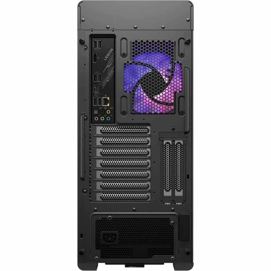Rear Image for Lenovo Legion T7 34IAS10 90Y6003JUS Gaming Desktop Computer - Intel Core Ultra 9 285K - 64 GB - 2 TB SSD - Tower - Storm Gray