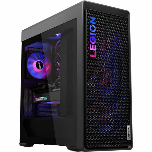 Main Image for Lenovo Legion T7 34IAS10 90Y6003JUS Gaming Desktop Computer - Intel Core Ultra 9 285K - 64 GB - 2 TB SSD - Tower - Storm Gray